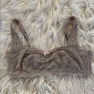 Victorias Secret Lace Bralette in Tan